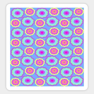 Pastel Flower Pattern Sticker